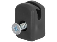 Alberts Spanndraht-Halter Schwarz aus Kunststoff mit 10 Stk