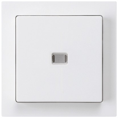 Hager Druckschalter Kallysto Duroplast Weiss beleuchtet Schema 3