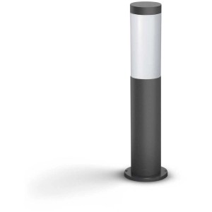 Lampada da terra a LED Philips Utrecht antracite per esterni.