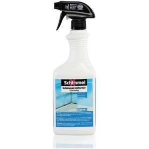 Schimmel X rimuovi muffa con cloro, flacone da 750 ml con spruzzatore.