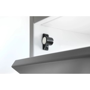 Chiusura magnetica Hettich in canna di fucile, regolabile, per ante di mobili.