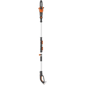 Élagueuse sur perche Worx WG349E.9 : Tronçonneuse télescopique pour branches difficiles d'accès.