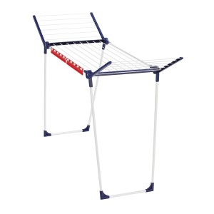 Stendibiancheria Leifheit Pegasus 150 Solid Slim, stendibiancheria ad ali stretto con 15 m di lunghezza di asciugatura.