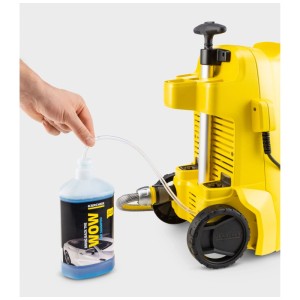 Nettoyeur haute pression Kärcher K 3 Classic jaune avec aspiration de détergent.