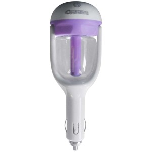 Humidificateur Sonnenkönig Freshcar violet pour allume-cigare de voiture.