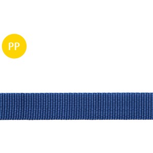 Blaues Conacord Gurtband aus Polypropylen, 40 mm breit.
