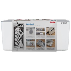 Reer CableGuard Kabelbox aus Kunststoff für kindersichere Kabelführung und Ordnung.