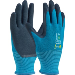 Guanti da lavoro blu LUX Ökotex per bambini per giardinaggio, protezione per le mani piccole.