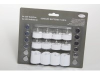 LED-Teelichter/-Votivkerzen Nele Weiss 12er-Set