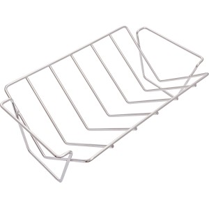 Char-Broil Grill+ porta costolette e arrosto in acciaio inox, un utensile per grill.