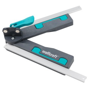 Fausse équerre Wolfcraft pour scies à onglets, pour mesurer et transférer les angles.