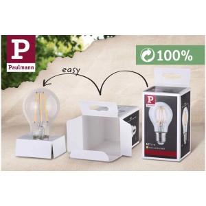 Paulmann LED G9 4.6W lampadina chiara, confezione da 3. Lampade compatte con attacco a spillo per luce bianca calda.