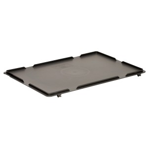 Coperchio Rako 60x40 cm per scatole, impilabile e robusto.