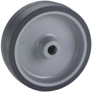 Doerner + Helmer Ersatzrad, TPE Grau, Ø 7,5 cm für Rollen und Räder.