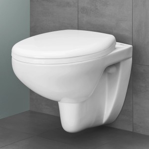 Grohe Bau Ceramic WC sospeso, bianco alpino, senza brida, per cassetta a incasso.