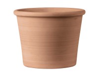 Deroma White Garden Pflanztopf Cilindro Bordato Primitivo Terracotta Ø 43,6 cm
