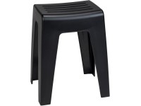 Wenko Badhocker Kumba Kunststoff Schwarz
