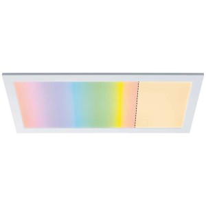 Panneau LED Paulmann Amaris, blanc, avec changement de couleur RGBW, 595x295mm.