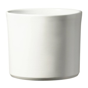 Vaso per piante Miami bianco opaco, Ø 13 cm, di Soendgen Keramik. Ideale per piante da interno.