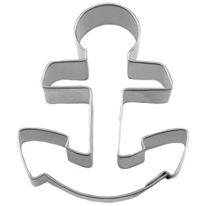 Ausstecher Anker, Metall, 5,5 cm, für Küche & Basteln.