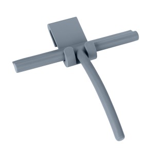 Schöner Wohnen Tergipavimento doccia Mondine, silicone blu con supporto per bagno e doccia.