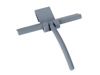 Schöner Wohnen Duschabzieher Mondine Silikon Blau / Länge 21 cm Schöner Wohnen Duschabzieher Mondine Silikon Blau / Länge 21 cm