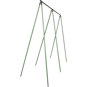 Supporto per piante rampicanti verde, alto 150 cm, per giardino o aiuola.