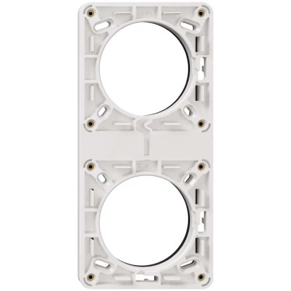 Feller Unterputz-Befestigungsrahmen Nevo waagrecht / senkrecht IP20 Gr. 2 x 1