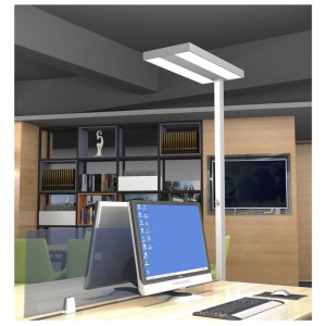 Contini LED-Bürostehleuchte Silber 195 cm / 80 W / 8'000 lm