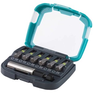 Wolfcraft Bit-Box Solid Torx, 7 pezzi, con inserti e portainserti in scatola di plastica.