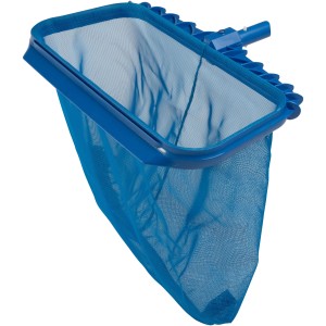 Épuisette de fond Steinbach bleue avec cadre renforcé pour le nettoyage de piscine.