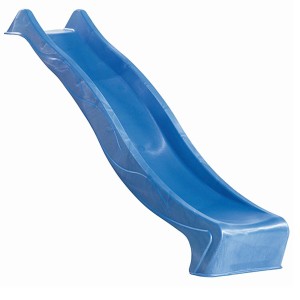Blaue Rutsche für Karibu Stelzenhaus Benjamin. Zubehör für Spielhäuser.