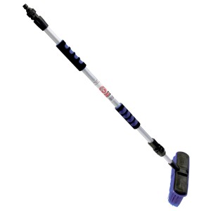 Brosse de lavage auto télescopique en aluminium, réglable de 95 à 160 cm, pour l'entretien auto.