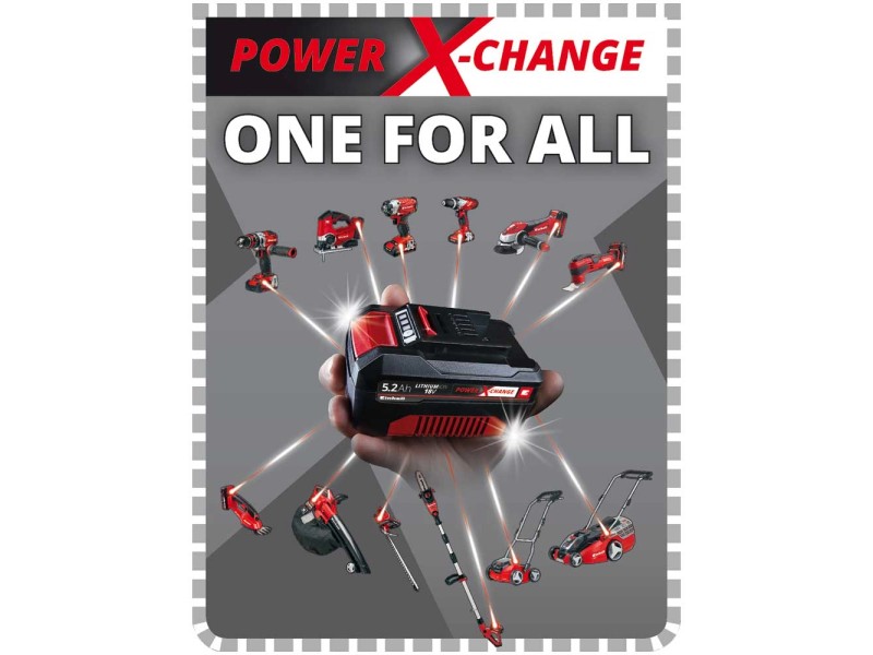 Einhell Faretto LED a batteria Hybrid TE-CL 18/2000 LiAC senza batteria