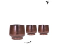 Portavaso in ceramica Scandic Rame Ø 12 x 10 cm / 1 pz.