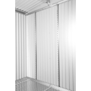 Montants d'étagère Biohort pour abri de jardin AvantGarde, lot de 2. Supports d'étagère en métal pour montage dans l'abri de jardin.