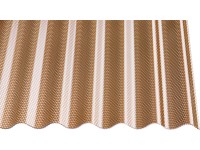 Guttagliss sz Acryl-Profilplatten Wabe Bronze 2,5 x 1,04 m