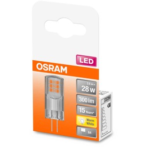 Osram LED-Leuchtmittel Pin G4, warmweiß, 300lm, in Verpackung.