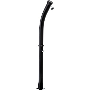 Doccia solare da giardino Steinbach Speedshower Magic nera con serbatoio da 18 l e soffione regolabile.