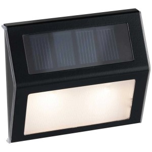 Lampada solare LED da esterno Paulmann grigia per gradini, 3000K bianco caldo.