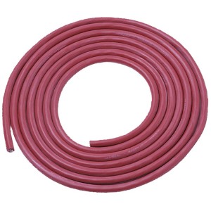 Câble en silicone rouge Karibu 3x1,5 mm² (3 m) pour lampes de sauna.