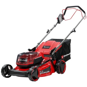 Tagliaerba a batteria Einhell GC-CM 36/46 S Li BL con batterie e caricabatterie, rosso/nero.