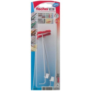 Fischer DuoTec 10 K NV tassello basculante, 2 pezzi, nylon, per cavità e materiali pieni.