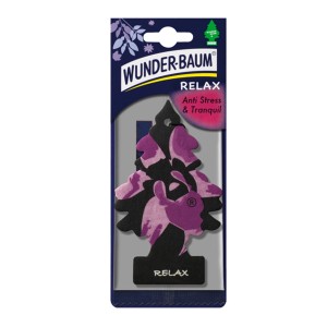 Wunderbaum Lufterfrischer Relax für Auto, Duftbaum mit Anti-Stress-Duft.