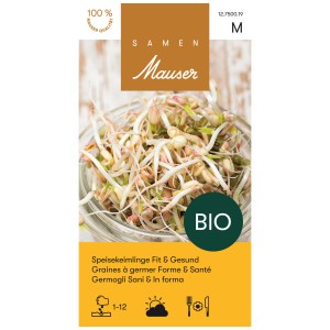 Samen Mauser BIO mix di germogli Fit & Gesund in vetro.