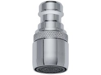 Neomatic Pro Kupplungsnippel mit Strahlregler Messing verchromt Ø 16,5 mm Neomatic Pro Kupplungsnippel mit Strahlregler Messing verchromt Ø 16,5 mm