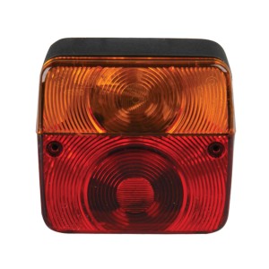 Fanale posteriore Unitec con luce freno, indicatore di direzione e luce posteriore per rimorchi auto.