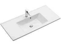 Pelipal Keramikwaschtisch Weiss (HxBxT) 2 x 100 x 45 cm