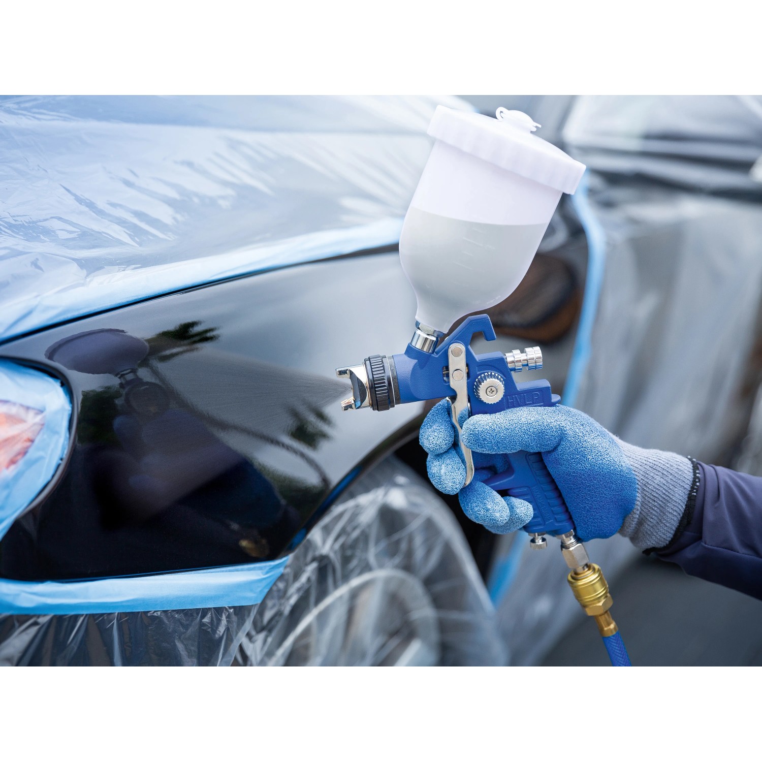 MG PRIME Vernice Per Auto Kit Bombolette Spray 2K Per Hyundai UB2 Clean Slate Pearl/Clean Slate Metallic Bomboletta A Spruzzo Vernice Di Base 2 Componenti Vernice Trasparente - 10