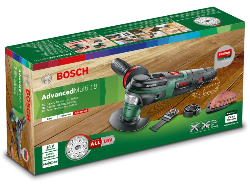 Bosch Utensile multifunzione AdvancedMulti 18 / senza batteria